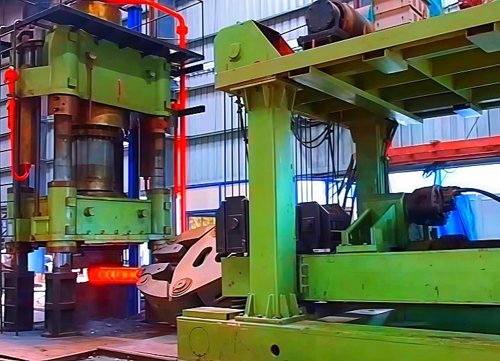 Y13A-3150 Ton Open Die Hydraulic Forging Press Video