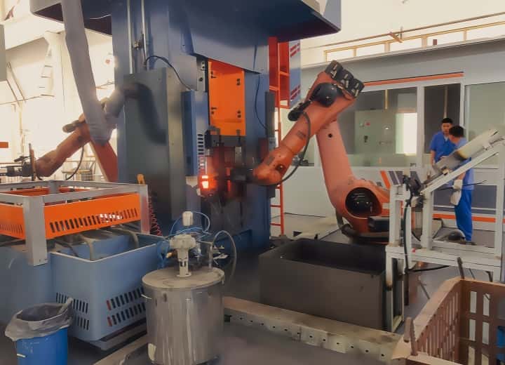 Electric Screw Press in Action
