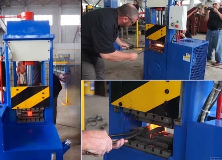 Small Hydraulic Press for Blacksmiths