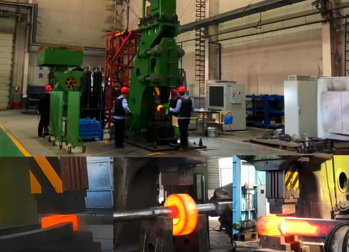 Free Forging Hydraulic Hammer and Forged Parts