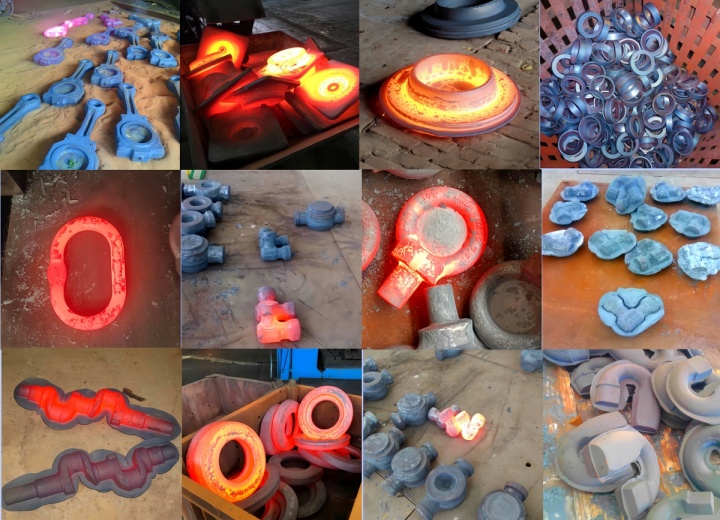 C86YA series fully hydraulic die forging hammer forgings