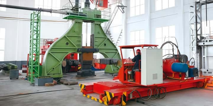 Features of the Double-Arm Open-Type Hydraulic Hammer