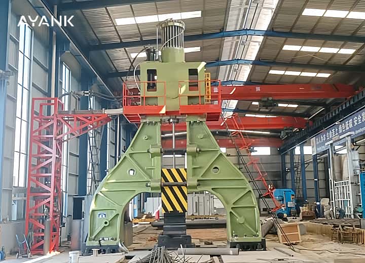 C66YA-280KJ (8 tons) full hydraulic open forging hammer - industrial forging equipment