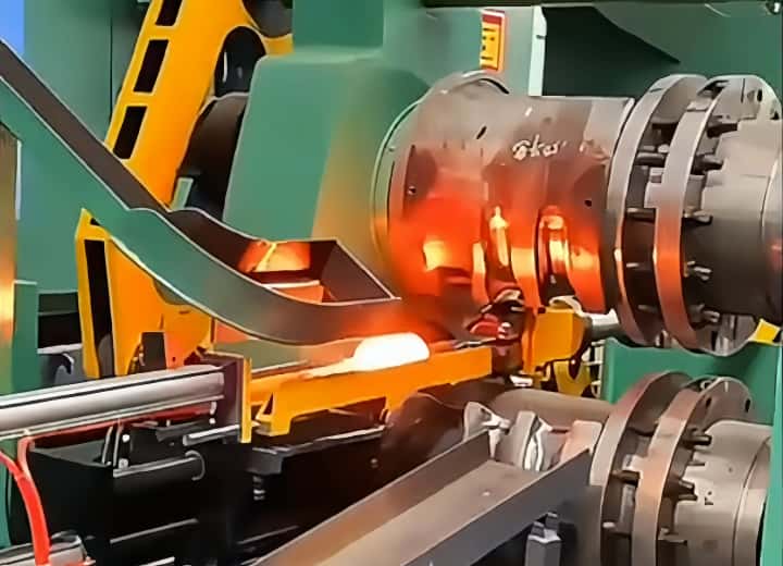 Roll forging machine for pre-forging - industrial metal forming equipment