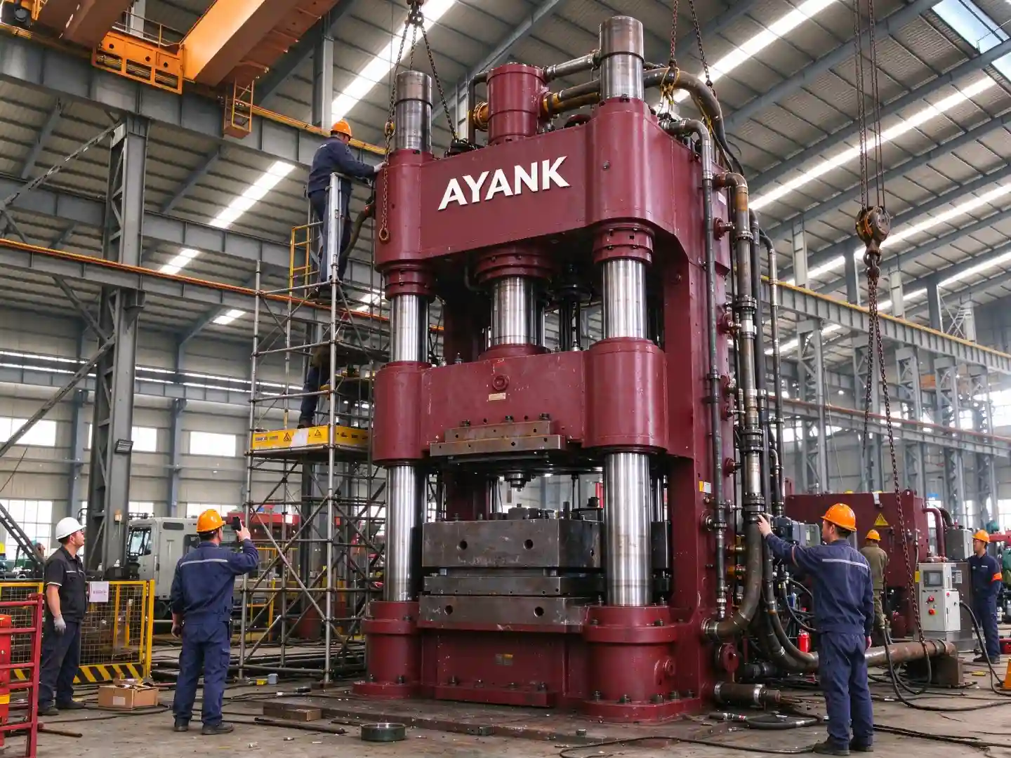 AYANK forging equipment manufacturing and assembly