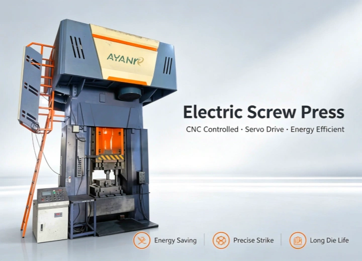 AYANK J58K electric screw press in factory
